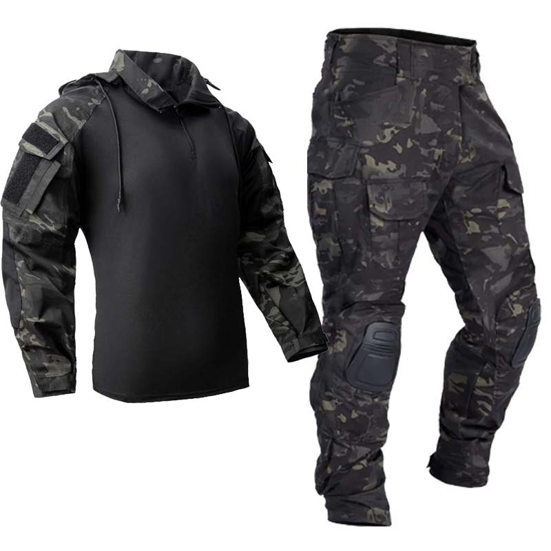 남성 전술 유니폼 군대 야외 위장 전투복 셔츠 후드 세 - Tactical Military Shirt Cargo 리뷰 및 가격